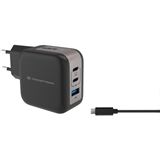 67 Watt Conceptronic Ladegerät 3Port 2xUSB-C,1xUSB-A 1.5m sw 67 Watt Conceptronic Ladegerät 3Port 2xUSB-C,1xUSB-A 1.5m sw