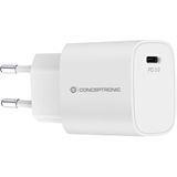 20 Watt Conceptronic Ladeger&auml;t 1Port 1xUSB-C Desk PD ws