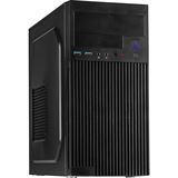 Inter-Tech IT-6521 Straight Mini Tower ohne Netzteil schwarz