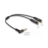 Delock Audio Splitter Klinkenstecker 3,5mm > 2x Klinkenbuchse