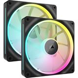Corsair iCUE LX140 RGB 2er-Pack 140x140x25mm 350-2000 U/min 10-36