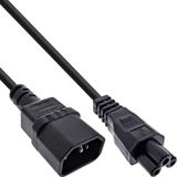(&euro;4,90*/1m) 1.00m InLine Adapter Kupplung C14 Buchse auf C5