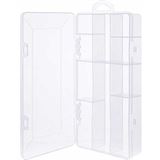 InLine Kleinteilebox, 10 F&auml;cher, Abmessungen: 206x107x33mm,