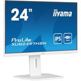 24" (60,96cm) iiyama ProLite XUB2497HSN-W1 weiss 1920x1080