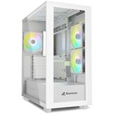 Sharkoon Rebel C60 RGB Midi Tower ohne Netzteil weiss