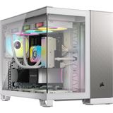 Corsair 2500X Mini Tower ohne Netzteil weiss/silber