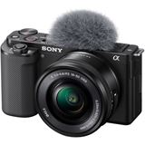 Sony ZV-E10L - Vlogger Systemkamera Kit - Schwarz