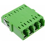 InLine LWL Kupplung, Quad LC/LC, singlemode, grün, InLine LWL Kupplung, Quad LC/LC, singlemode, grün,