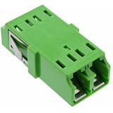 InLine LWL Kupplung, Duplex LC/LC, singlemode, grün, InLine LWL Kupplung, Duplex LC/LC, singlemode, grün,