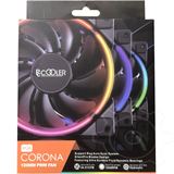 120mm PCCOOLER Corona RGB 1 L&uuml;fter
