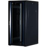 Rockstable 19" 27HE 600x800x1400 Glast&uuml;r, schwarz