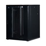 Rockstable 19" 22HE 800x800x1200 Gitternetzt&uuml;r, schwarz