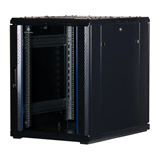 Rockstable 19" 15 HE 600x800x770 Glast&uuml;r, schwarz