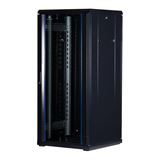 Rockstable 19" 27HE 600x600x1400 Glast&uuml;r, schwarz