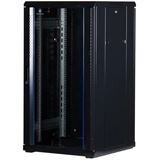 Rockstable 19" 22HE 600x600x1200 Glast&uuml;r, schwarz