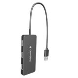 Gembird UHB-U2P4-04 Schnittstellen-Hub USB 2.0 480 Mbit/s Schwarz