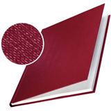 LEITZ Buchbindemappen rot Hardcover f&uuml;r 15 - 35 Blatt DIN A4, 10