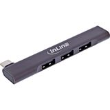 InLine Slim USB-C Hub, 4-Port, USB 3.0 + 3x USB 2.0, schmale Bauform InLine Slim USB-C Hub, 4-Port, USB 3.0 + 3x USB 2.0, schmale Bauform