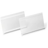 DURABLE 10 Etikettentaschen HARD COVER transparent DIN A5 quer DURABLE 10 Etikettentaschen HARD COVER transparent DIN A5 quer