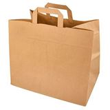 PAPSTAR 50 Papier-Tragetaschen braun 32,0 x 27,0 cm