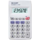 SHARP EL-233S Taschenrechner wei&szlig;