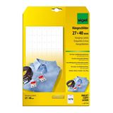 SIGEL H&auml;ngeetiketten wei&szlig; 27,0 x 40,0 mm blanko, 1.470 St.