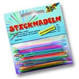 folia Bastelwerkzeug farbsortiert Sticknadeln &Oslash; 1,8 mm 32 St.