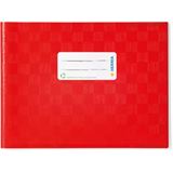 HERMA Heftumschlag mit Baststruktur rot Kunststoff DIN A5 quer HERMA Heftumschlag mit Baststruktur rot Kunststoff DIN A5 quer