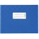 HERMA Heftumschlag mit Baststruktur blau Kunststoff DIN A5 quer HERMA Heftumschlag mit Baststruktur blau Kunststoff DIN A5 quer