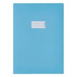 HERMA Heftumschlag glatt hellblau Papier DIN A4