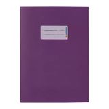 HERMA Heftumschlag glatt lila Papier DIN A5