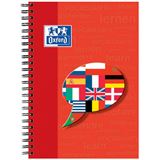 OXFORD Vokabelheft Lineatur 53 liniert DIN A5 Rand rundum, 48 Blatt