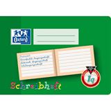 OXFORD Schreiblernheft Lineatur 1q liniert DIN A5 quer ohne Rand, 16