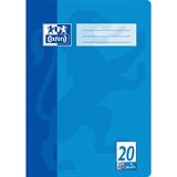 OXFORD Schulheft Lineatur 20 blanko DIN A4 ohne Rand, 16 Blatt