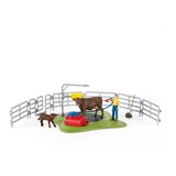 Schleich&reg; Farm World 42529 Kuh Waschstation Spielfiguren-Set