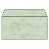 SIGEL 50 Motivbriefumschl&auml;ge Marmor DIN lang ohne Fenster