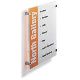 DURABLE T&uuml;rschild CRYSTAL SIGN Acryl transparent DIN A3