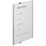 DURABLE T&uuml;rschild INFO SIGN Metall silber DIN A3