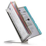 DURABLE Sichttafelsystem Tischst&auml;nder 568800 DIN A4 farbsortiert