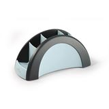 DURABLE Stiftehalter VEGAS schwarz/grau Kunststoff 5 F&auml;cher 20,5