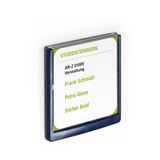 DURABLE T&uuml;rschild CLICK SIGN Kunststoff blau 14,9 x 14,85 cm