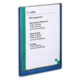 DURABLE T&uuml;rschild CLICK SIGN Kunststoff blau DIN A4