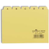 DURABLE Karteikartenregister A-Z gelb