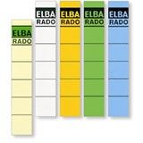 ELBA 10 Ordneretiketten beige f&uuml;r 5,0 cm R&uuml;ckenbreite