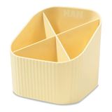 HAN Stiftehalter X-LOOP pastellgelb Kunststoff 4 Fächer 11,1 x HAN Stiftehalter X-LOOP pastellgelb Kunststoff 4 Fächer 11,1 x