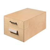 HAN Karteikasten DIN A5 für 1.500 Karteikarten braun mit Deckel HAN Karteikasten DIN A5 für 1.500 Karteikarten braun mit Deckel