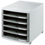 HAN Schubladenbox Contur dunkelgrau 1505-0-19, DIN B4 mit 5 Schubladen HAN Schubladenbox Contur dunkelgrau 1505-0-19, DIN B4 mit 5 Schubladen