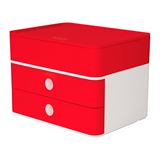HAN Schubladenbox Smart Box plus ALLISON rot 1100-17, DIN A5 mit 3 HAN Schubladenbox Smart Box plus ALLISON rot 1100-17, DIN A5 mit 3