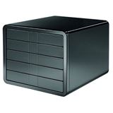 HAN Schubladenbox iBox schwarz 1551-13, DIN C4 mit 5 Schubladen HAN Schubladenbox iBox schwarz 1551-13, DIN C4 mit 5 Schubladen
