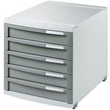 HAN Schubladenbox Contur dunkelgrau 1505-19, DIN B4 mit 5 Schubladen HAN Schubladenbox Contur dunkelgrau 1505-19, DIN B4 mit 5 Schubladen